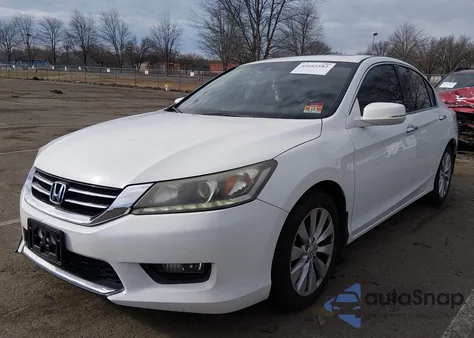 2014 Honda Accord Ex-L V-6 from USA, damaged, VIN 1HGCR3F84EA010986